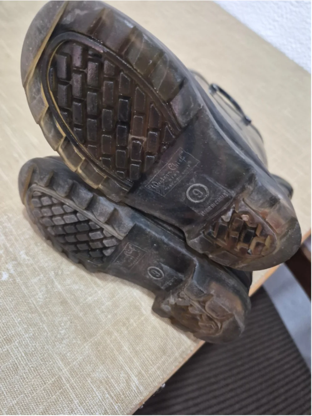 Galoshes, child rain boots, size 6